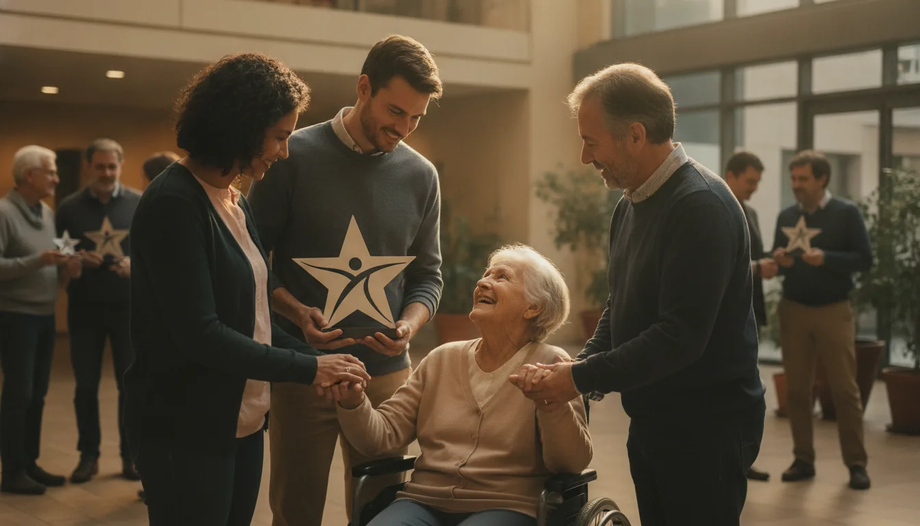 Proudly Caring for Veterans badge honoring the veterans Synergy HomeCare serves.